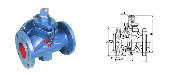 【厂家特价三通铸钢旋塞阀X44W-10C,X44W-16C】价格,厂家,图片,阀门,常州中扬阀门有限公司